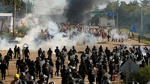 Mexico Teacher Protests Buffet Ruling Party, Eight Killed In Clashes