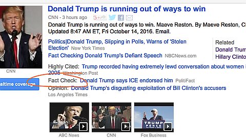 Google calls out fact-check articles in its News section