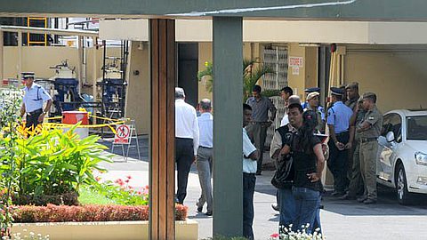 Port Area: Fall of a Unidentified Object Mobilizes Police