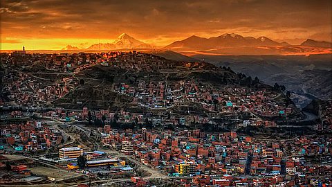 Picture of the Day: Sunset in La Paz