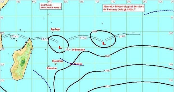 Cyclone: Mauritius Alert 1