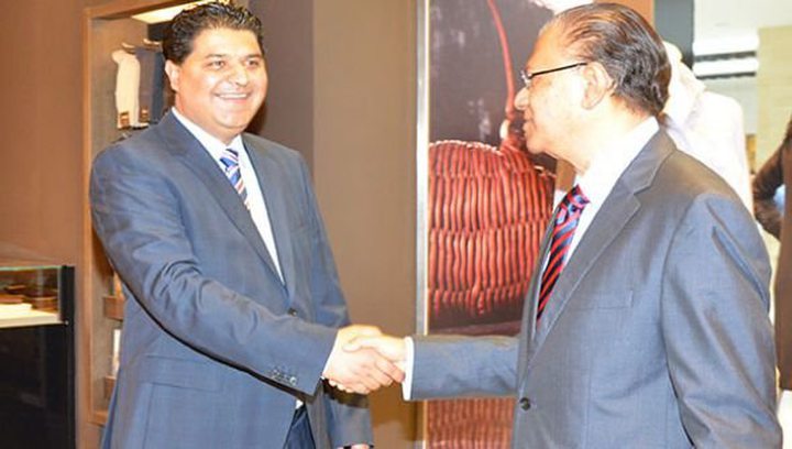 Archive photo: Rakesh Gooljaury and Navin Ramgoolam