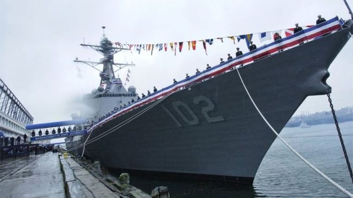 The USS Sampson will be the first US warship to visit New Zealand in 30 years