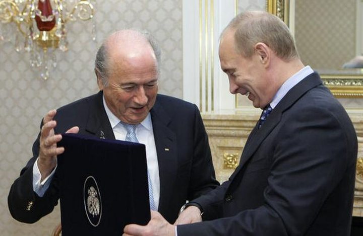 Archive Photo: Vladimir Putin with Sepp Blatter
