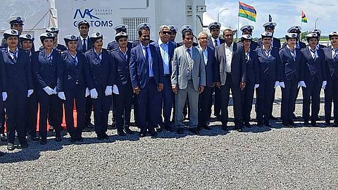 Douanes: pose de la première pierre d'un nouveau centre de la MRA