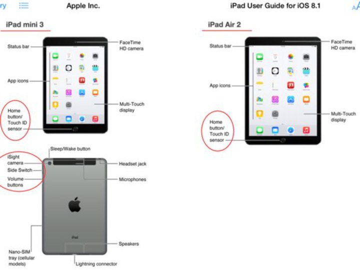 The images posted indicate the next version of the 9.7-inch device will be called iPad Air 2
