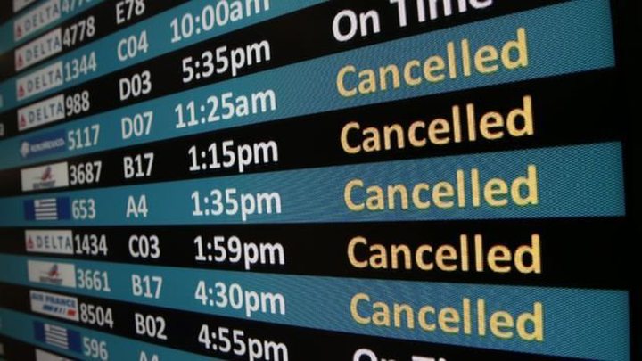 At least 2,300 Flights Cancelled, 3,900 Delayed...
