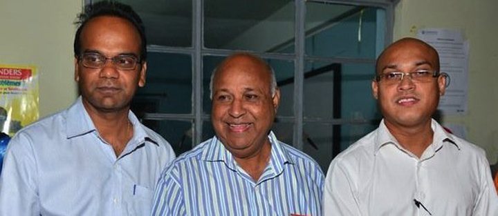 From left to right: Soodesh Callichurn, Prem Koonjoo, Sanjay Dabydoyal