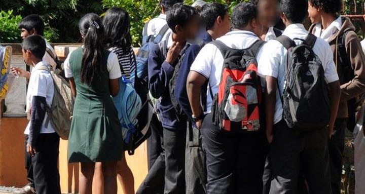 Archive Photo: School at Mauritius