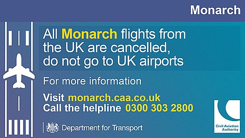 Monarch Airlines Collapse Leaves 110,000 Travelers Stuck Overseas