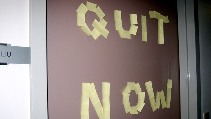 The Upside of Quitting...