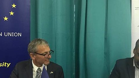 UE: contrat de subvention de Rs 100 M pour l’agriculture et le changement climatique