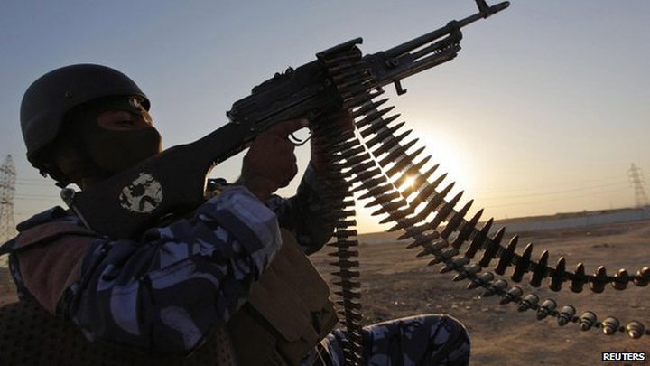 raqi forces are battling to stem the advance of IS militants