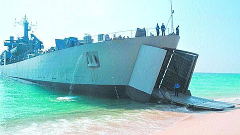 Four Indian Vessels in Mauritian Waters 