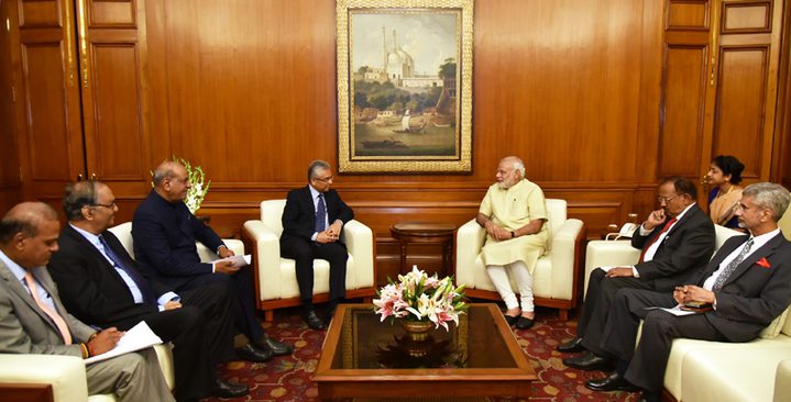 Mr. Pravind Jugnauth calls on the Prime Minister, Shri Narendra Modi