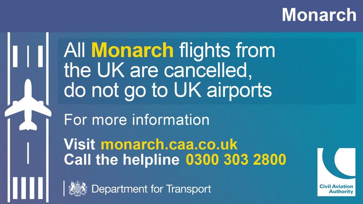 Monarch Airlines Collapse Leaves 110,000 Travelers