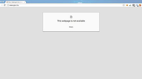 Le Site gov.mu Pas Accessible aux Etrangers