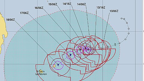 Cyclone: Berguitta devrait s’intéresser de près à Maurice dès lundi