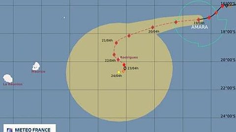Weather: Rodrigues Alert 1