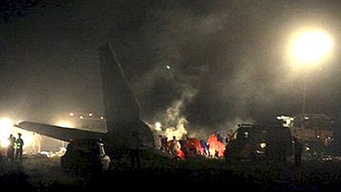 Russia Plane Crash Caught on Surveillance Video