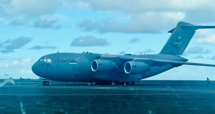 Boeing C-17 Globemaster III at Sir Seewoosagur Ramgoolam International Airport