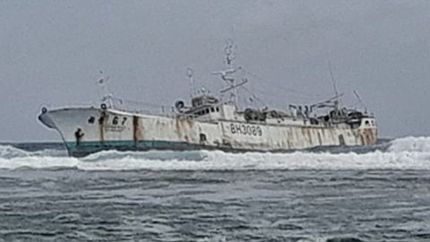 Saint-Brandon : Problématique remorquage du Yu Feng No 67 de l’Ile du Sud