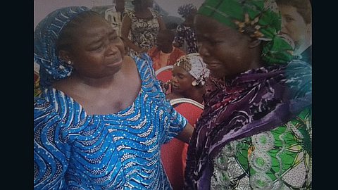 Tearful scenes as kidnapped Chibok girls reunited with families