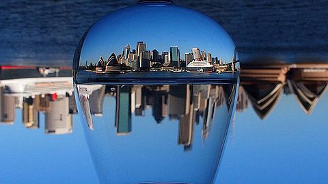 Picture of the Day: Sydney Through a Wine Glass