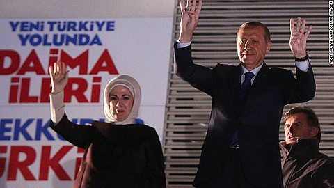 Turkey's Prime Minister Erdogan Declares Victory after Local Elections