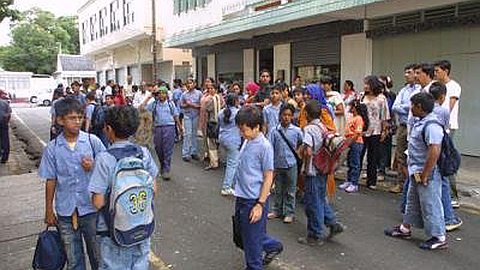 CPE 2014: Candidates admitted per National Colleges - Boys