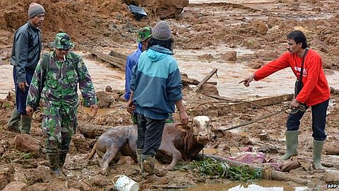 Indonesia landslide: Many Missing in Java